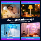 Waterproof shower lamp set multi-scenario usage - bedroom, outdoor, bathroom, and living room ambient lighting